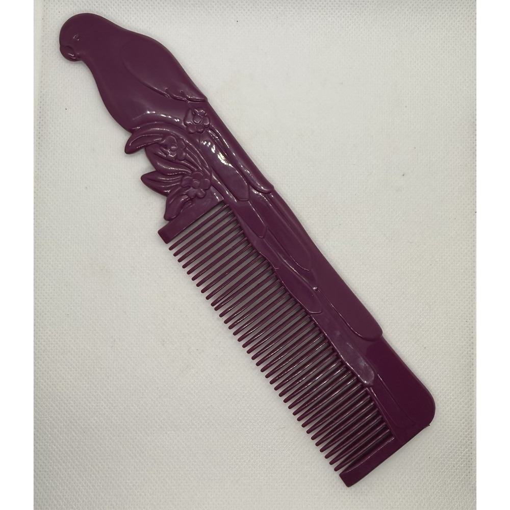 Vintage 1980 Freelance Super‎ Comb 9.5" Parrot Purple Thick Durable Rare Stamped